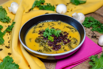 Butternut Kürbissuppe mit Kokosmilch