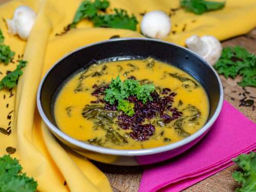 Butternut Kürbissuppe mit Kokosmilch