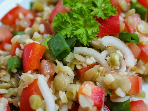 Linsen Bulgur Salat