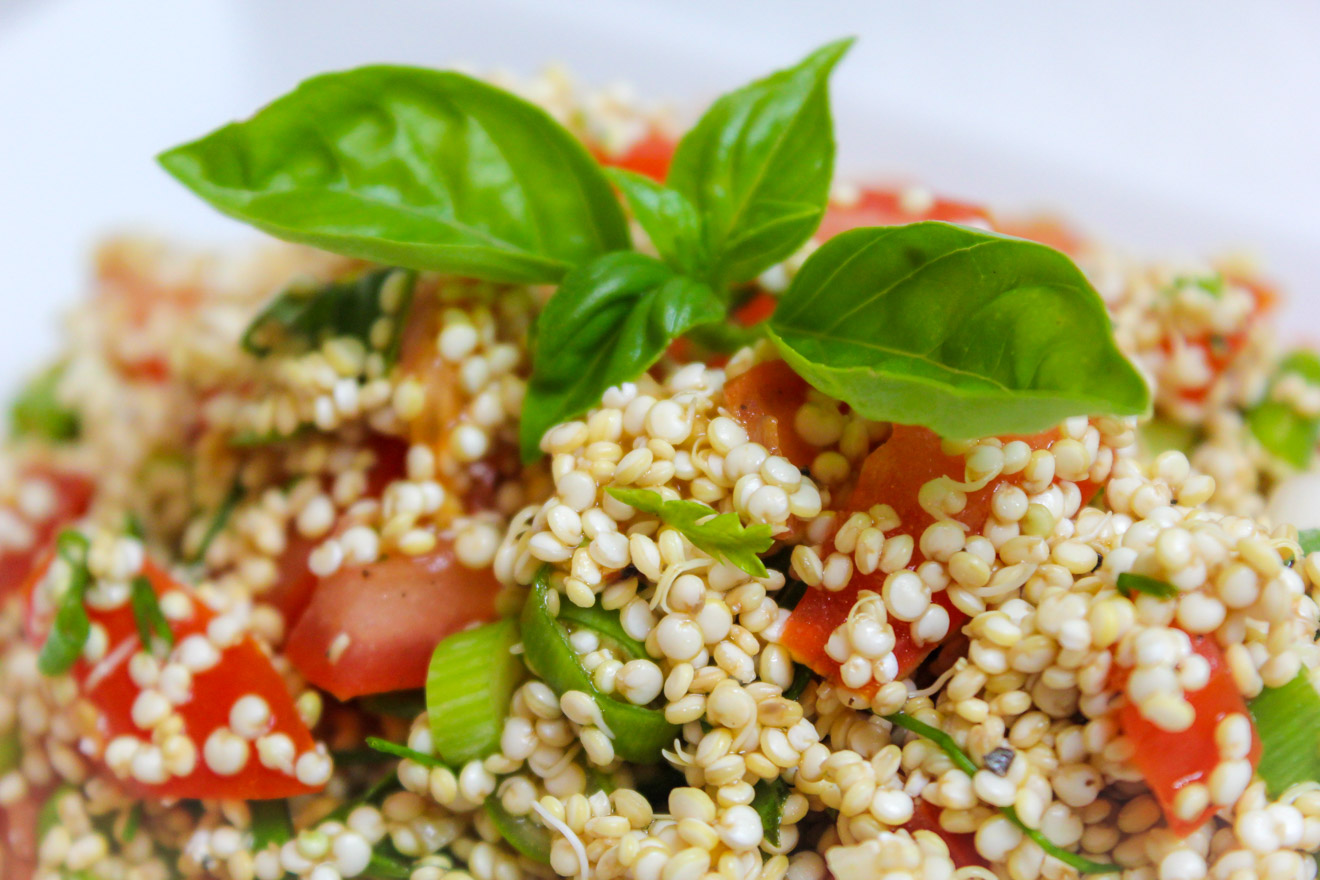 Rohkost Quinoa Salat