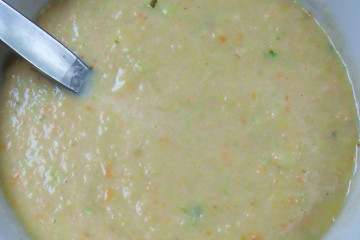 Vegane Gemüsecreme Suppe