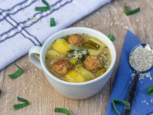 Vegane Graupensuppe nach Omas Rezept