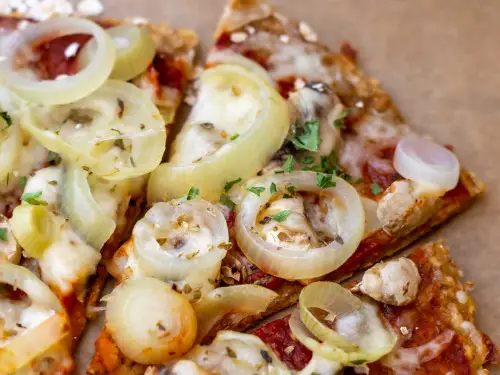 Vegane Haferflocken Pizza
