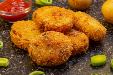 Vegane Nuggets aus Kartoffeln