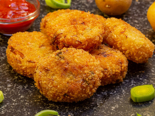 Vegane Nuggets aus Kartoffeln