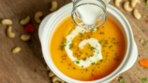 Vegane Rohkost Cashewsahne