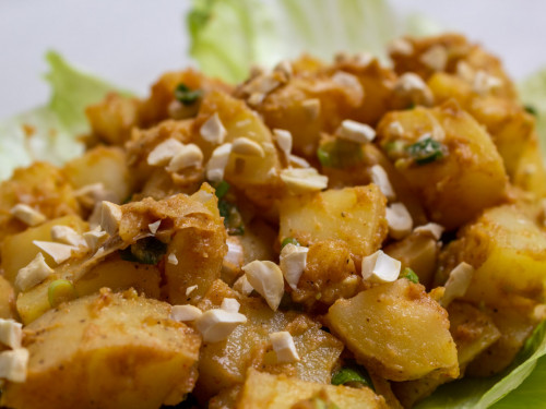 Veganer Geräucherter Kartoffelsalat