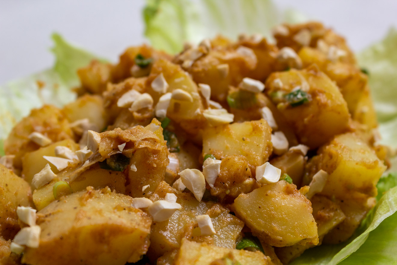 Veganer Geräucherter Kartoffelsalat