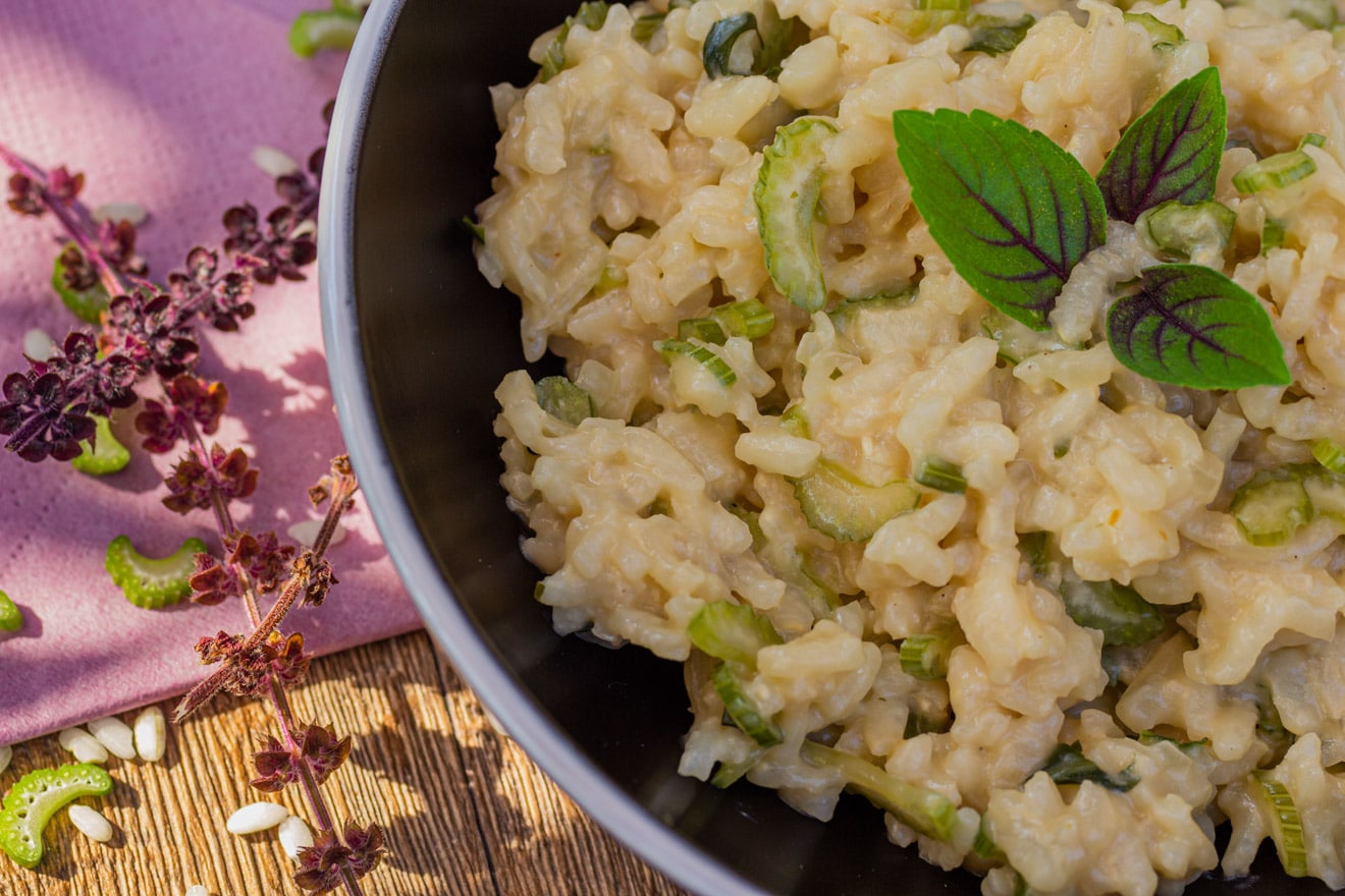 Veganes Sellerie-Risotto