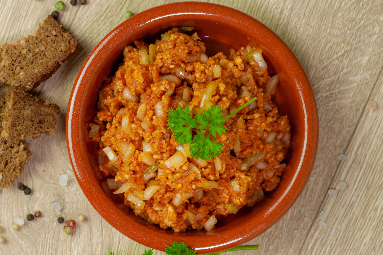 Veganes Zwiebelmett