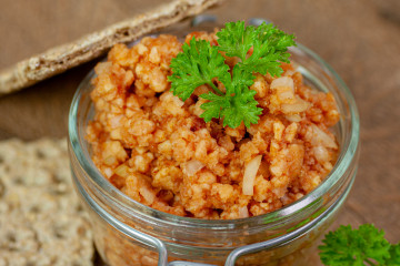 Veganes Zwiebelmett ohne zusätzliches Fett