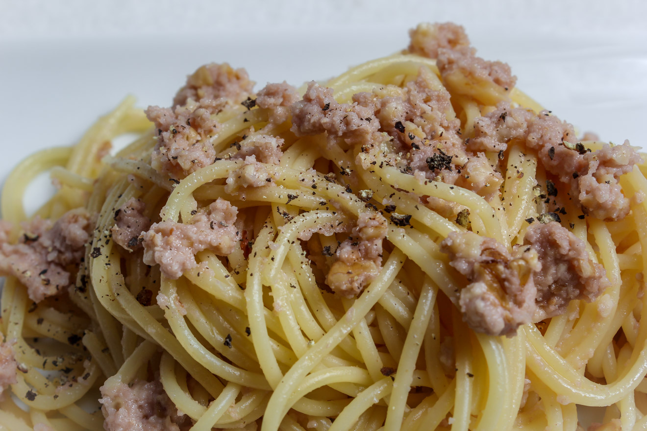 Vegane Pasta mit Walnuss-Sauce | Mehr-als-Rohkost.de