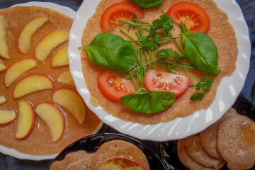 Vegane Dinkelpfannkuchen