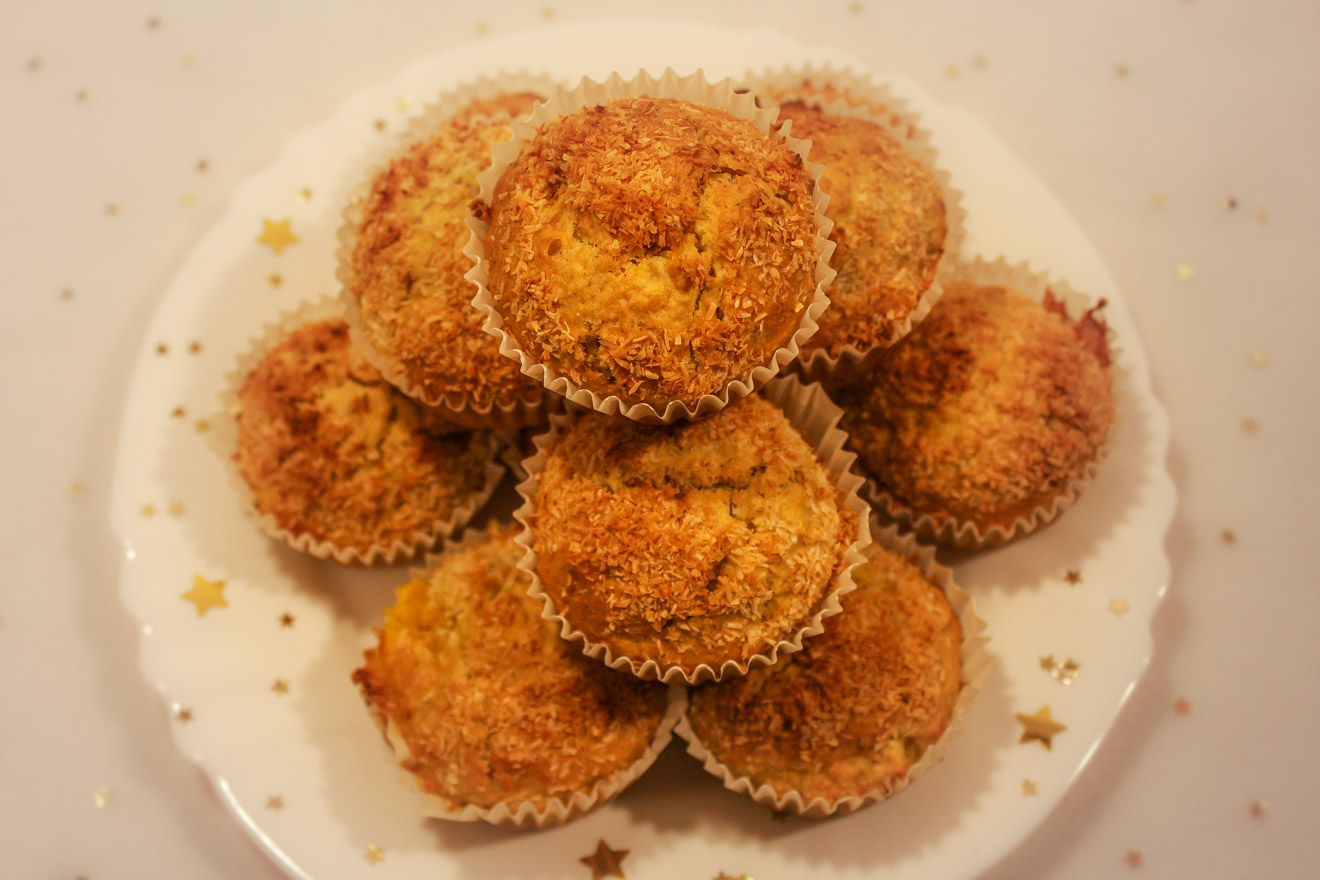 Vegane Mango Kokos Muffins