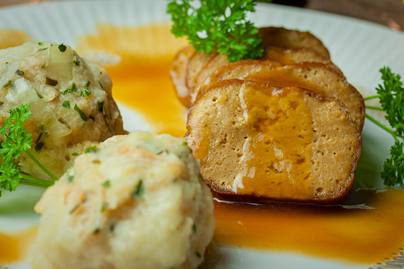 Veganer Braten aus Seitan