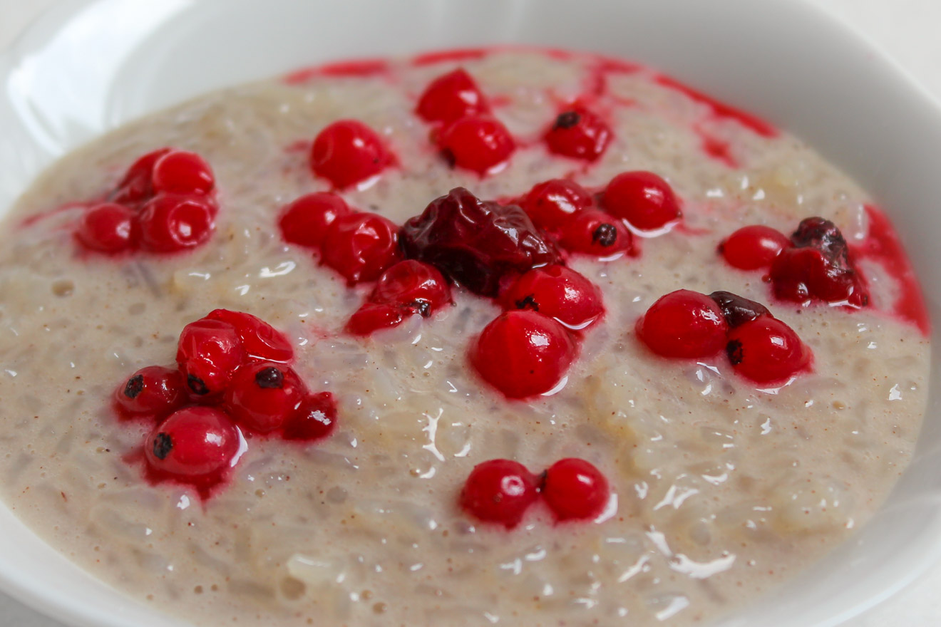 Veganer Milchreis mit Konjak Milchreis